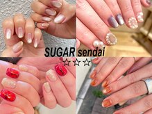 シュガーセンダイ(SUGAR sendai)の雰囲気（マグネットネイルも人気です☆新しいマグカラーも定期的に追加◎）