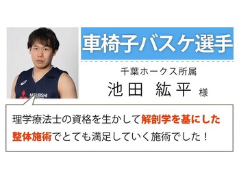 アンティオール 中目黒店/スポーツ選手からの推薦