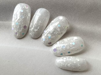 ネイルサロンルーミー(ROOMY)/スノウホロネイル
