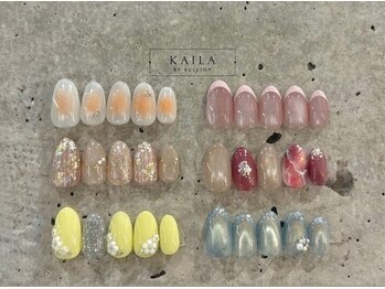 カイラ バイ ブリオン(KAILA by Bullion)の写真/上品で洗練された定額デザインを豊富にご用意。毎月通いやすい価格で、指先を美しく彩ります♪