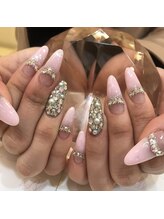 エスフィーネイルサロン ブリーユ(Esfy nailsalon Brille)/ピンクホロネイル