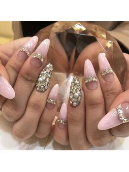 エスフィーネイルサロン ブリーユ(Esfy nailsalon Brille)/ピンクホロネイル