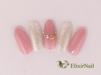 エリクサーネイル 神田(Elixir Nail)/シンプル/クーポン使用
