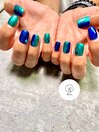 Blue green