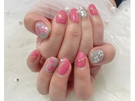 春ネイル/桜ネイル