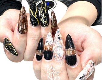 マイ スタイル ネイルズ(My Style Nails)の写真/好きな長さ・形に揃えて指先までキレイに☆自爪が割れやすい・短いなど、お客様に合わせたお悩みを解消◎