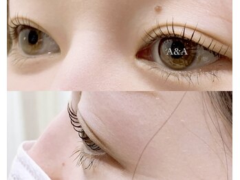 アイラッシュサロン エーアンドエー(eyelash salon A&A)/まつげパーマ立ち上げカール