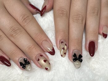 ビューティフルミー(Beautiful Me)/*バレンタインネイル*