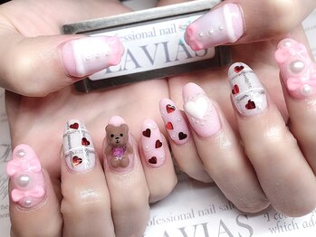 プロフェッショナル ネイルサロン ラヴィアス(LAVIAS)/【ジェル】10本アートし放題