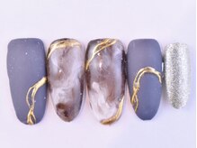 フォア ネイル(FOI NAIL)/流行りのカフェオレネイル！