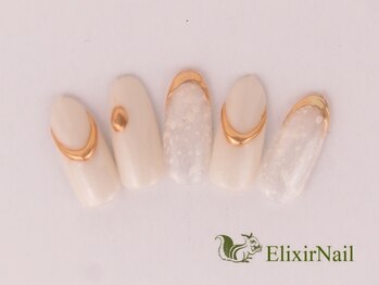 エリクサーネイル 神田(Elixir Nail)/シンプル/クーポン使用