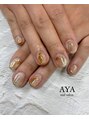 アヤ(AYA)&nbsp;ニュアンス、もやもやネイル