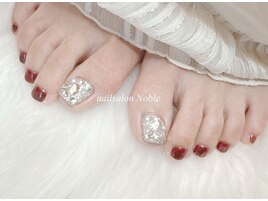 【FOOT】親指ストーン埋め尽くし
