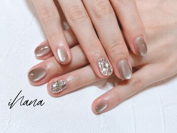 イハナ(ihana)の写真/静かで穏やかに過ごせる空間の大人女性が集う”ihana"でワンランク上の指先に♪自爪に優しいパラジェルも◎