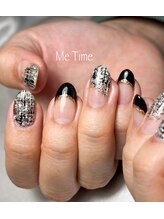 ミータイム(Me Time)/黒ツイード×あみあみフレンチ