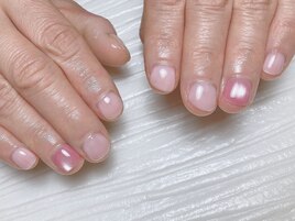 ワンポイント☆マグネットネイル