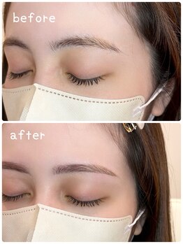 ルミナ 浦添店(Lumina)の写真/【新規OPEN￥3980】骨格診断アイブロウ×顔WAXで垢抜け！自然な仕上がりで毎朝のメイクも楽に◎