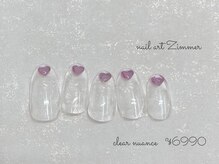 ネイルアート ジマー/クリアニュアンスコース¥6990