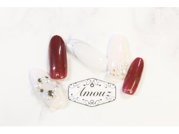 アモウズ(Amouz)/定額【Xmasネイル】5