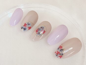 ブレスネイル(brace Nail)/押し花ネイル