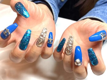 ネイルサロンブリス(nail salon Bliss)/☆ギラギラ埋め尽くしネイル☆