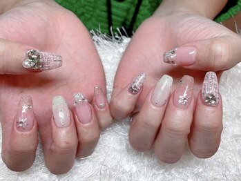 レアネイル 新宿(le'a nail)/ツイードネイル