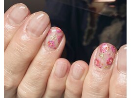 カラフルインクアートフラワー☆