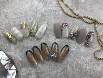エスフィーネイルサロン ブリーユ(Esfy nailsalon Brille)/11月のスカルプの定額デザイン
