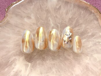 ネイルサロン フローリア(nail salon Florir)/ニュアンス×ミラー