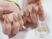 ルアロ(RuAllo)/持ち込み埋め尽くしネイル