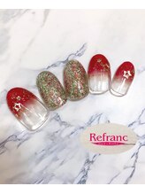 ルフラン 津田沼店(Refranc)/クリスマス華やかネイル