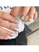 アイディー(i-dee)/シルバーミラーネイル