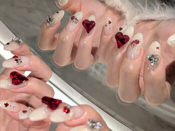ヘネシー 仙台店(HENECY)の写真/事前にご相談いただければ、お好みの３Dパーツ作成も可能です♪お客様の世界観に沿ったデザインをご提案☆