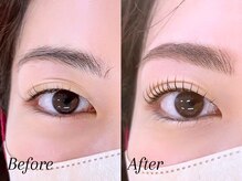ミーナ 大財店(mina)/アイブロウWAX＋まつ毛パーマ上