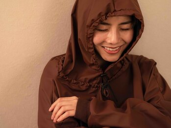 ムース 自由が丘 奥沢(MUUSU)/フード付き長袖よもぎ蒸しマント