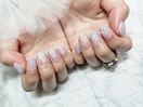紫陽花×万華鏡ネイル