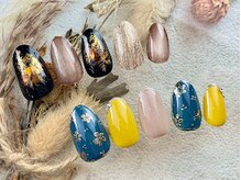 レアレアネイル(Lealeanail)の雰囲気（期間限定ネイル¥7500♪パラジェル変更◎[ワンカラー/マグネット]）