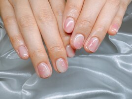 【パラジェル】桃ネイル