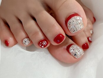 サロン ド リリー(salon de Lily)/《パラジェル》ツイードネイル