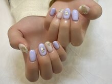 ティンク 大船店(Tink)/パープル×ホワイト