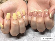 リブ 三軒茶屋(LiB)/チグハグイエローネイル