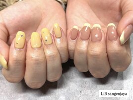 チグハグイエローネイル