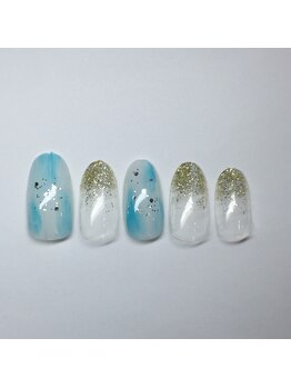 ビューティーアンドスパ セレクトプラス(Beauty & Spa treatment Select +)/ラメグラデーションネイル¥6600