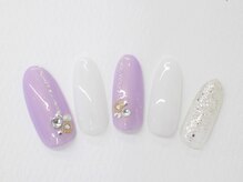 ネイルサロンセレーネ(Selene)/パープルネイル