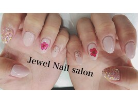 オーナー 押し花ネイル