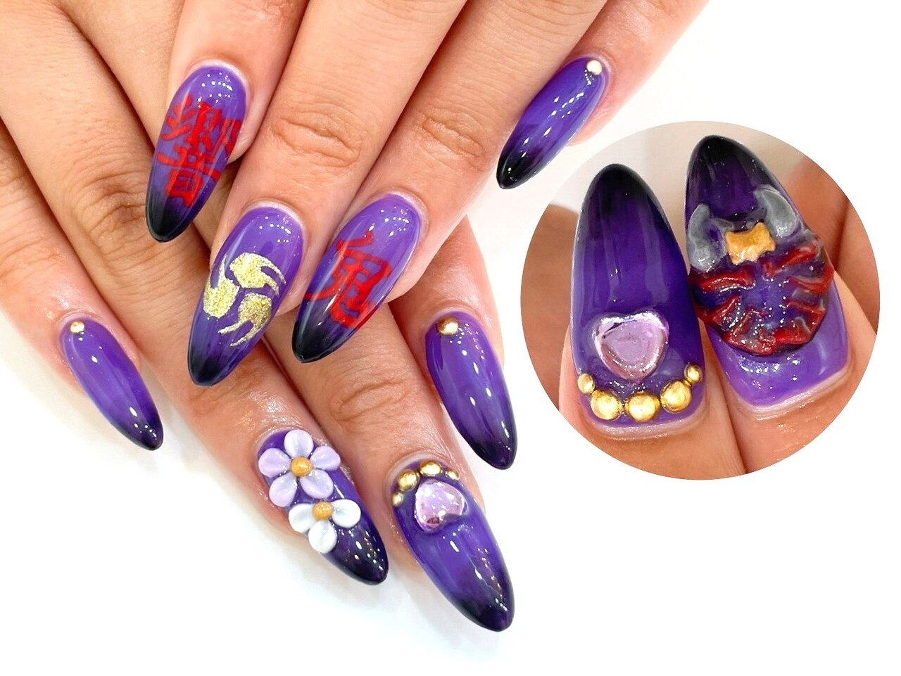 ネイルチップ 〜ライダー 〜 仮面ライダードライブ風ネイル | 池袋