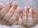 ニュアンス大理石ネイル