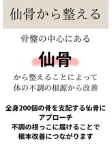 ディアメデル(Diamedel) 仙骨から 整える