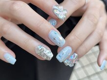 イト 藤崎店(ito)/水色ワンホンネイル★