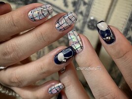 個性派ニュアンスネイル
